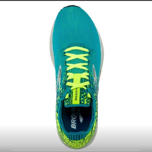 Brooks Women's Ricochet Teal Blue Running Shoes - Picture 4 of 7